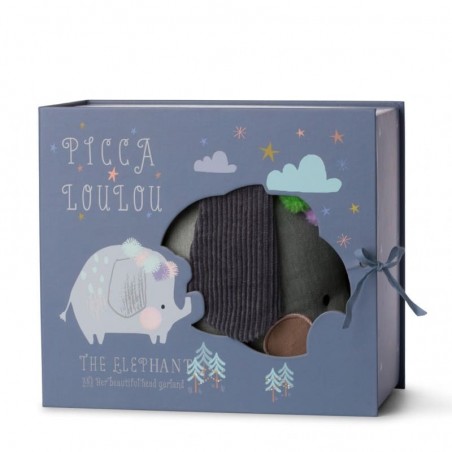 Picca LouLou - Przytulanka Pani Słoń Eleonor 18 cm Luxury Gift Box