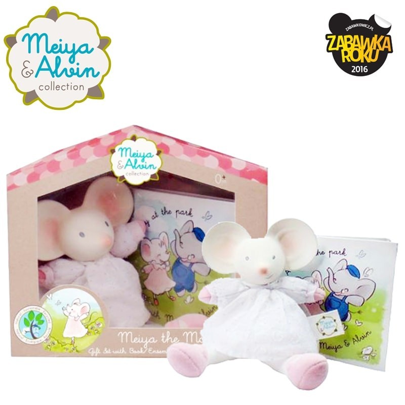 Meiya & Alvin - Meiya Mouse Mini Deluxe Teether Gift Set with Book