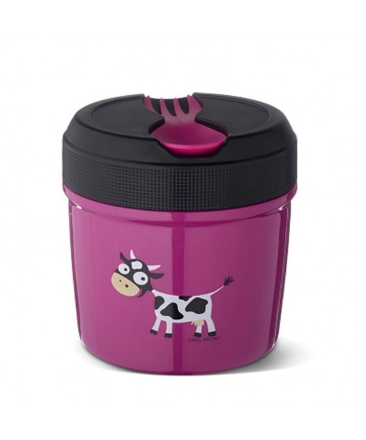 Carl Oscar TEMP Lunch Jar - Termos ze szlachetnej stali nierdzewnej 0,5 L Purple - Cow