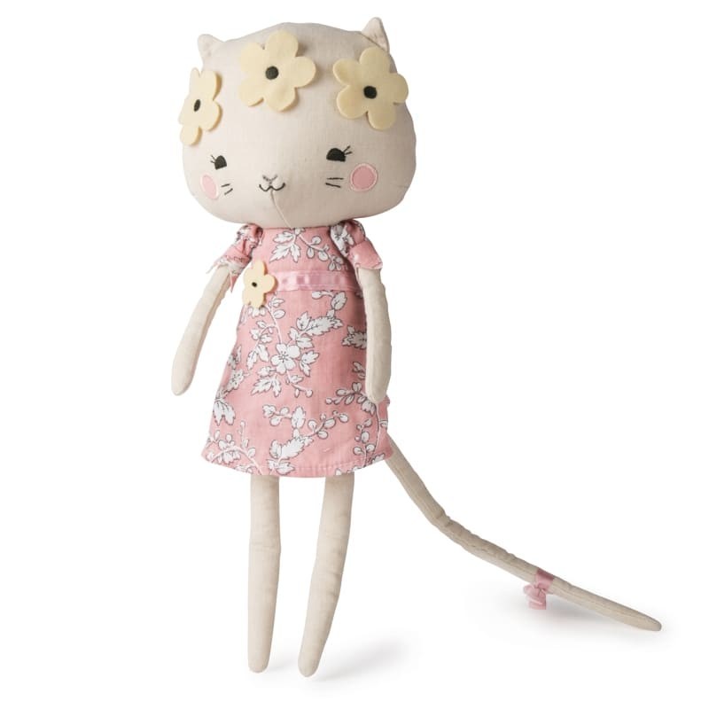 Picca LouLou - Przytulanka Panna Kotek Kitty w kwietnym wianku 33 cm