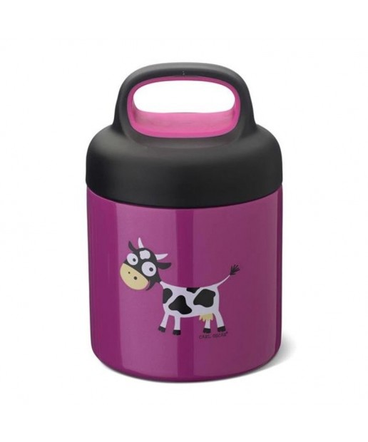 Carl Oscar TEMP Lunch Jar - Termos ze szlachetnej stali nierdzewnej 0.3 L Purple - Cow