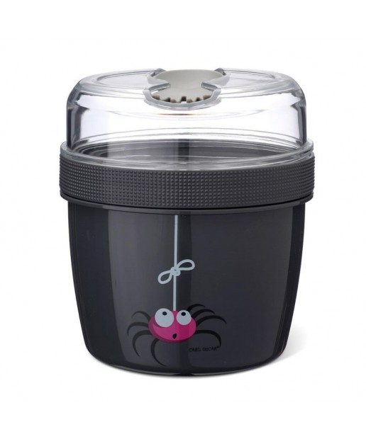 Carl Oscar- N'ice Cup™ L Pojemnik śniadaniowy z wkładem chłodzący Grey - Spider