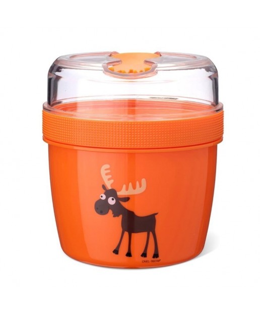 Carl Oscar- N'ice Cup™ L Pojemnik śniadaniowy z wkładem chłodzący Orange - Moose