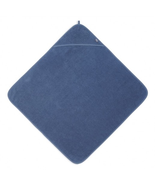 Jollein - Ręcznik kąpielowy z kapturem 75 x 75 cm FROTTE JEANS BLUE