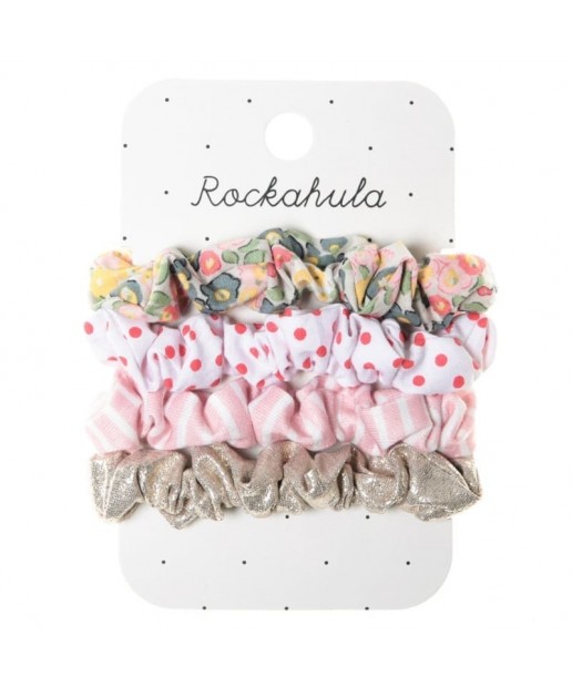 Rockahula Kids - 4 gumki do włosów Secret Garden Scrunchie
