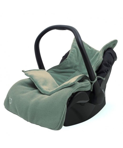 Jollein - Śpiworek oddychający do wózka i fotelika Basic Knit ASH GREEN
