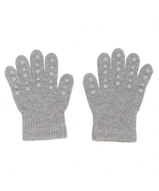 GoBabyGo - antypoślizgowe rękawiczki ułatwiające chwytanie 2 - 3 lata Grey Melange