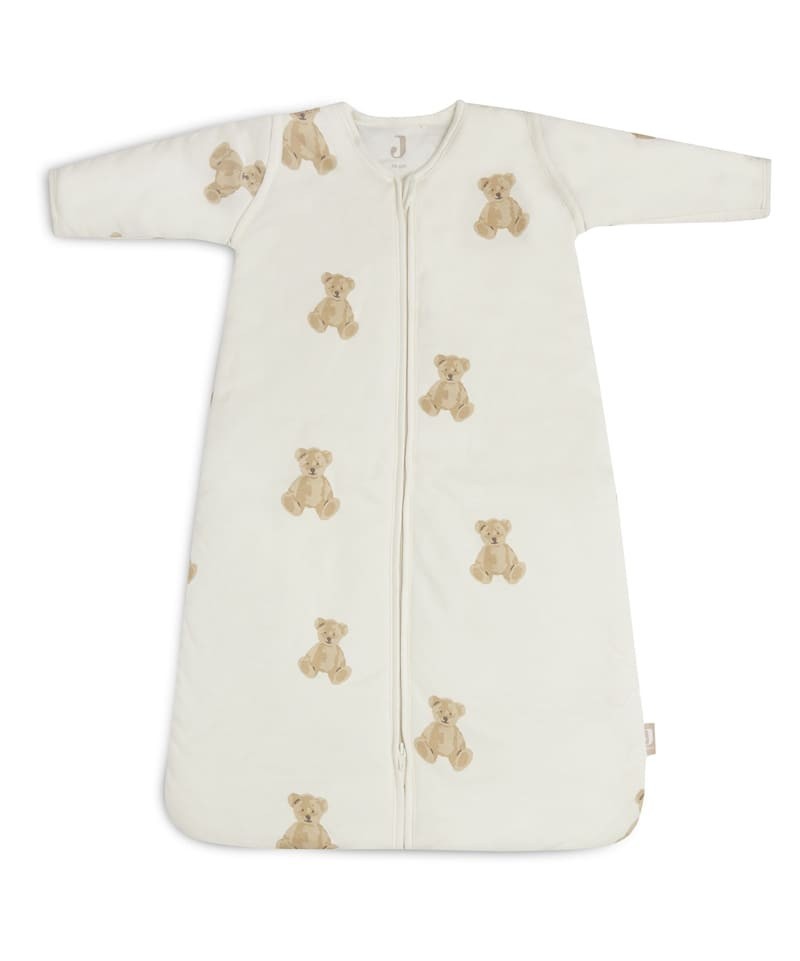 Jollein - Śpiworek niemowlęcy całoroczny 4 pory roku z odpinanymi rękawami Teddy Bear 70 cm