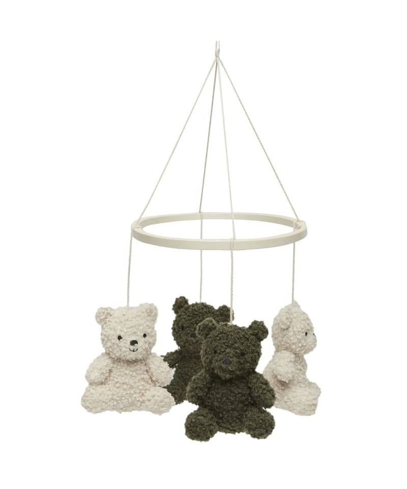 Jollein - Karuzela nad łóżeczko Baby Mobile Teddy Bear Leaf Green/Naturel