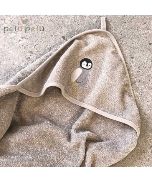Petú Petú - ręczniczek z chłonnej frotty bawełnianej 70 x 70 cm Penguin
