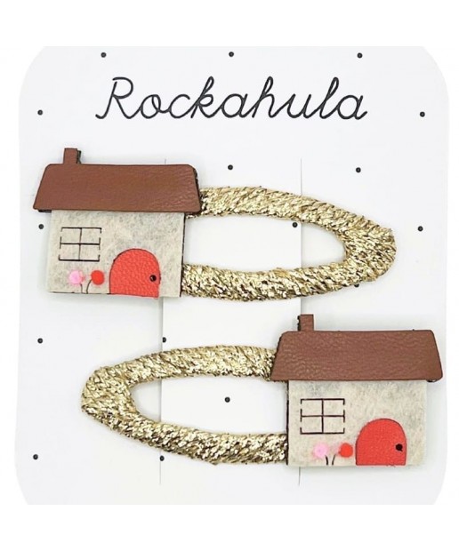Rockahula Kids - 2 spinki do włosów Cosy Cottage