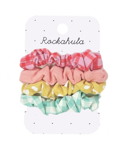 Rockahula Kids - 4 gumki do włosów Colour Pop Scrunchie