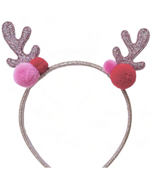 Rockahula Kids - opaska do włosów Jolly Pom Pom Reindeer Ears