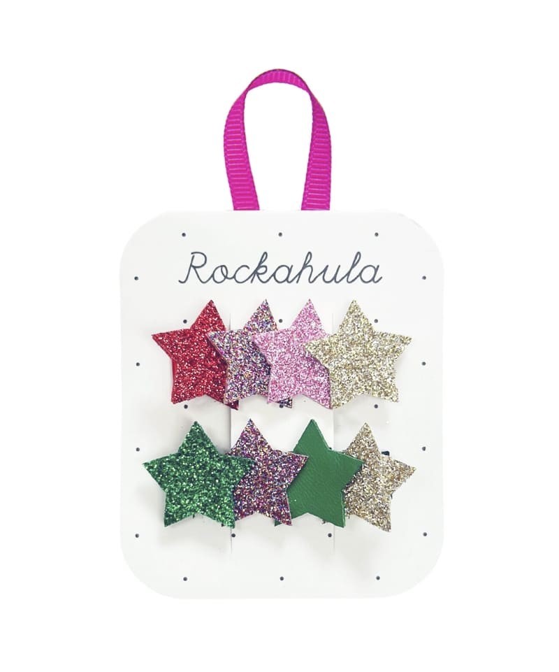 Rockahula Kids - 2 spinki do włosów Jolly Glitter Star