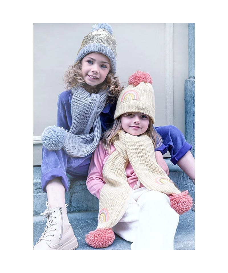Rockahula Kids - szalik zimowy Shimmer Sequin Blue