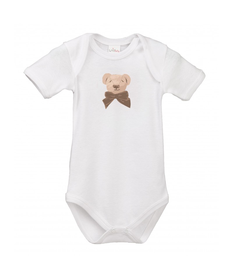 Lait Baby Organic Body Short Sleeve Cubby the Teddy 6 m+