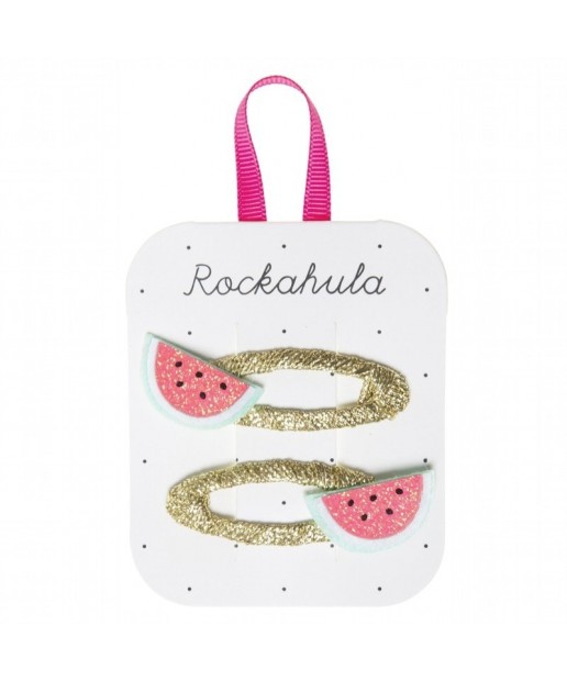 Rockahula Kids - 2 spinki do włosów Little Watermelon