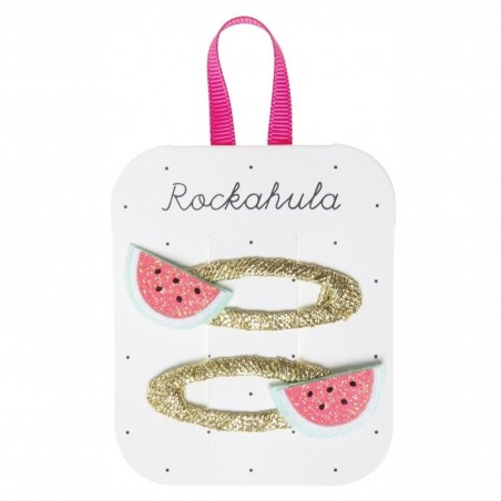 Rockahula Kids - 2 spinki do włosów Little Watermelon