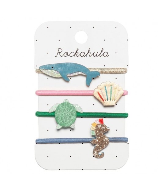 Rockahula Kids gumki do włosów dla dziewczynki 4 szt. Sea Creatures