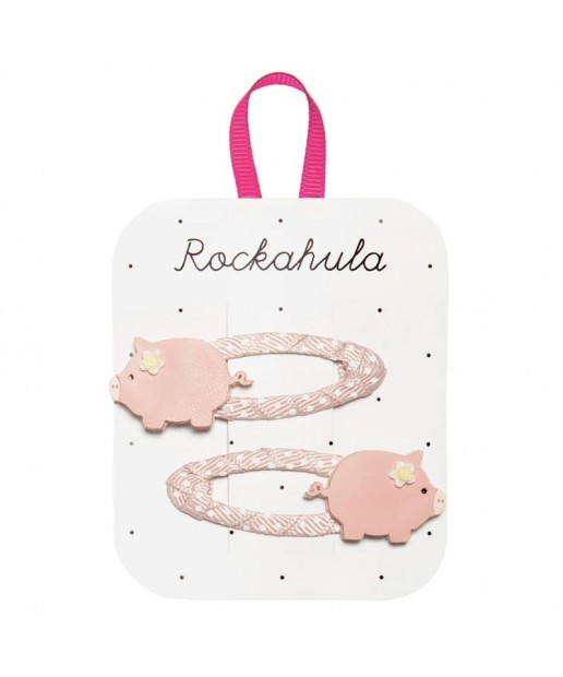 Rockahula Kids spinki do włosów dla dziewczynki 2 szt. Polly Pig