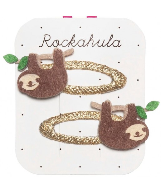 Rockahula Kids spinki do włosów dla dziewczynki 2 szt. Sleepy Sloth