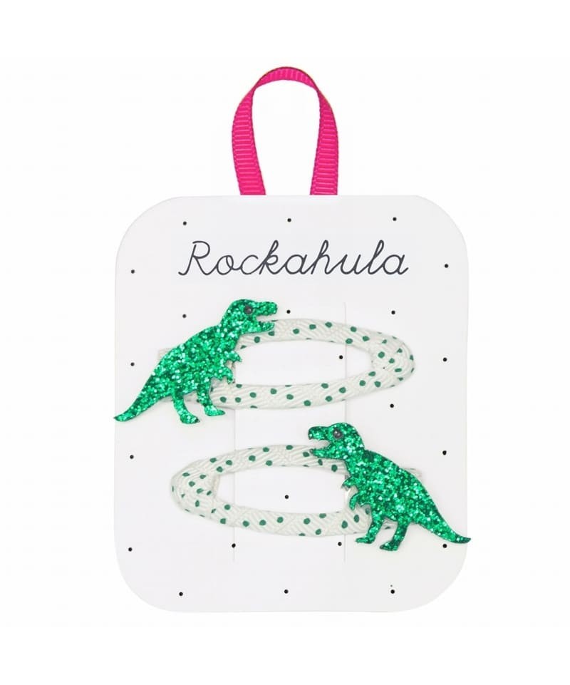 Rockahula Kids spinki do włosów dla dziewczynki 2 szt. Spotty T-Rex