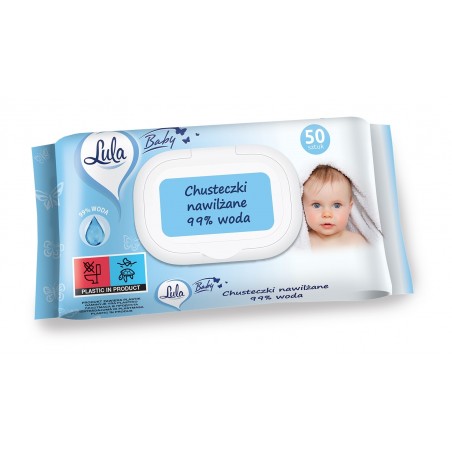 Chusteczki dla niemowląt 99% wody
